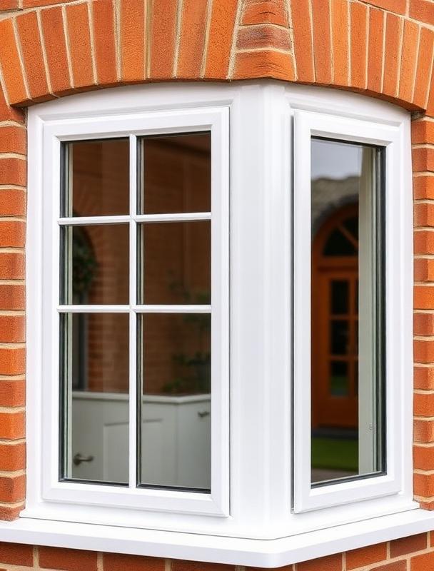 Modern uPVC casement window